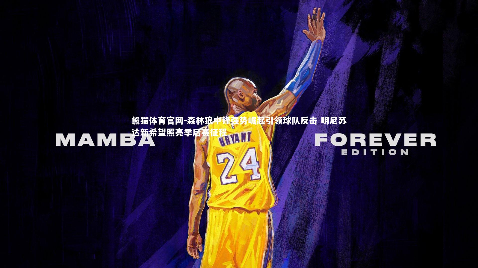 熊猫体育官网-森林狼中锋强势崛起引领球队反击 明尼苏达新希望照亮季后赛征程